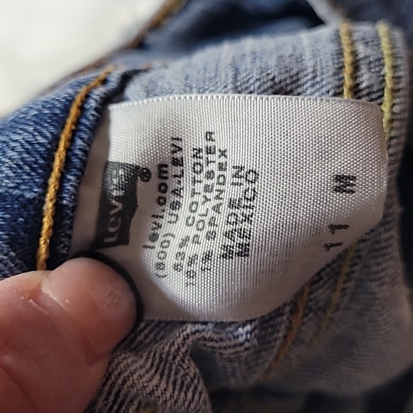 SOLD! Vintage Levi's 504 Slouch Flare Super Distressed/Destroyed Jeans - Picture 11 of 12